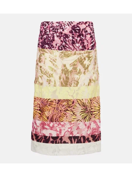 Fustă midi Dries Van Noten până la genunchi