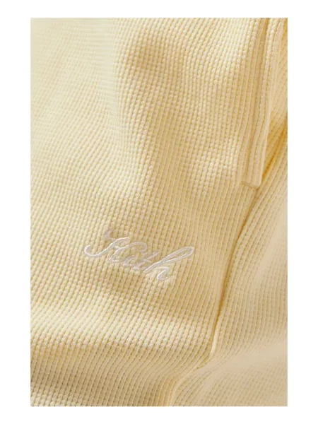 Pantaloni Kith tricotate alergare galben
