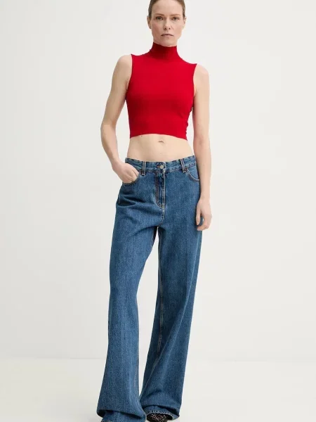 Блузка The Kooples однотонна червоний