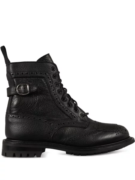 Botine Tricker's cu cataramă negru