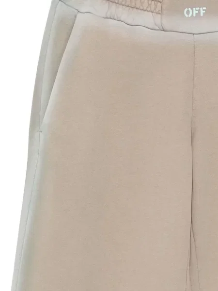 Pantaloni Off-white alb