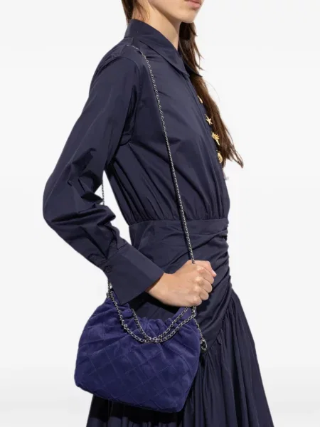 Geantă shopper Tory Burch albastru