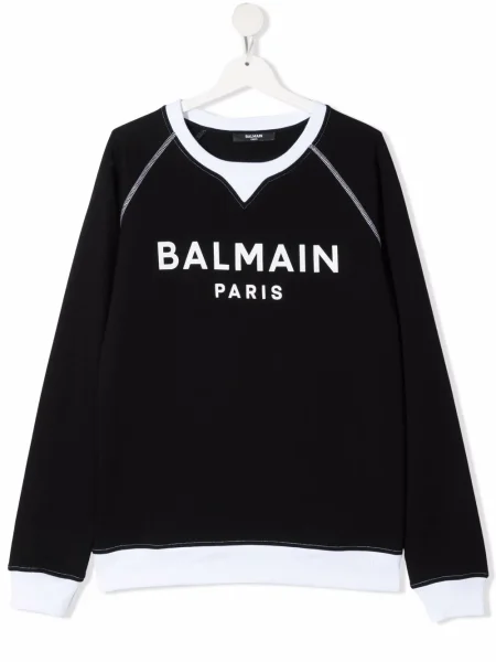 Bluza dziecięca Balmain czarna