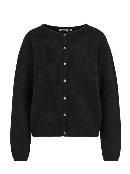 WE Fashion Geacă tricotată negru