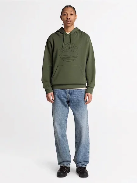 Худи Timberland зеленое