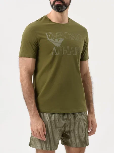 Футболка Emporio Armani зелена