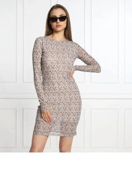 HUGO Rochie Namara roz
