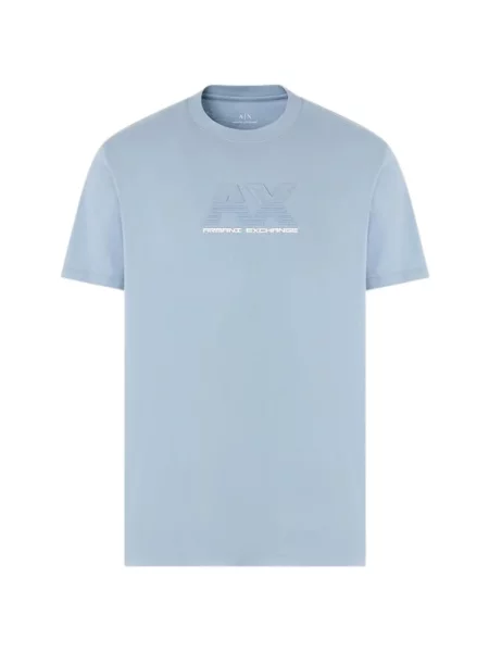Koszulka Armani Exchange niebieska