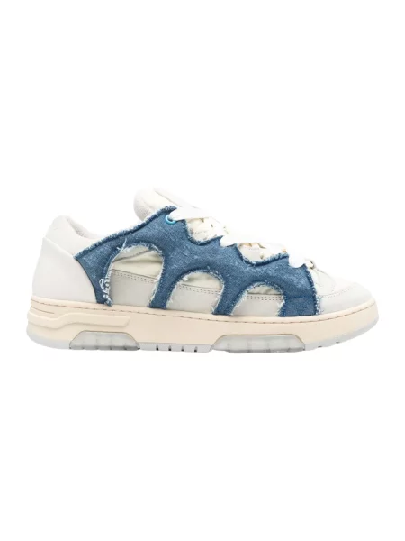 Sneakersy Santha skórzane biznesowe beżowe