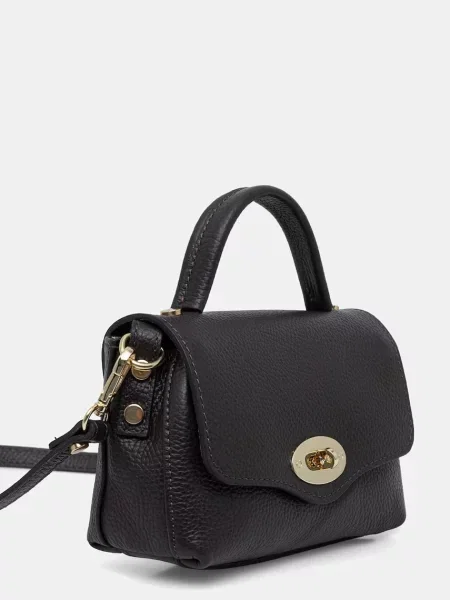 Answear.LAB crossbody torbica usnjena rjava