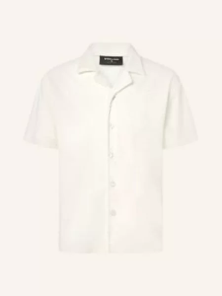 Strellson Koszula Resortowa Joseph Regular Fit Z Frotte weiss biała