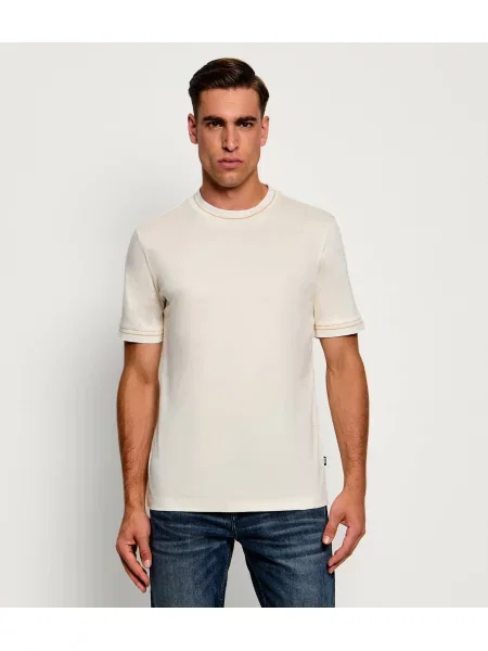 BOSS BLACK Tricou H-Tessler | mercerizat negru