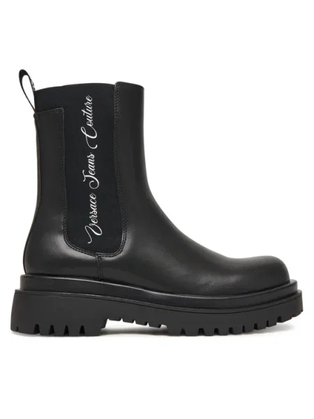 Ghete Jodhpur Versace Jeans Couture negru