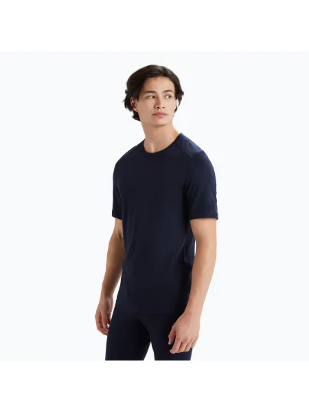 Pánske termo tričko Icebreaker Oasis Crewe midnight navy námorníctvo