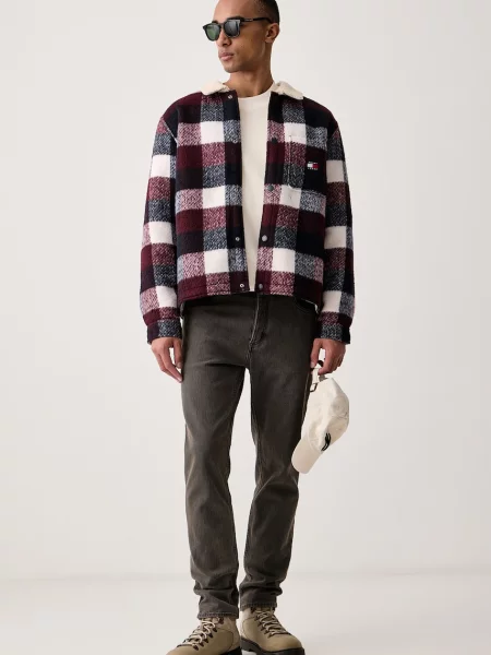 Tommy Jeans geacă tip cămașă pentru bărbați