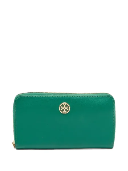 Portofel Tory Burch din piele verde