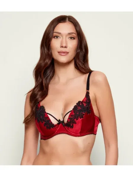 Agent Provocateur De mătase sutien PENELOPI roșu
