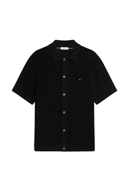 Pulover Tommy Hilfiger tricotate negru