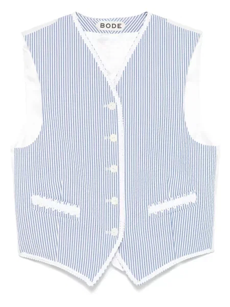 Vestă Bode cu dungi alb