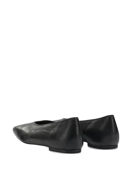 Kožne balerinke Rick Owens crna