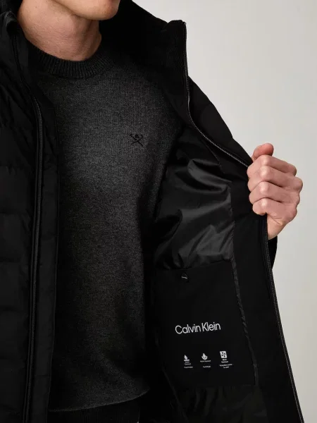 Calvin Klein Átmeneti kabát Classic fekete