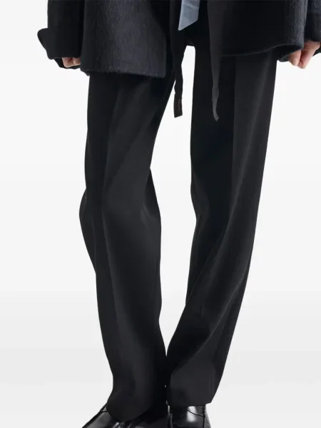 Pantaloni Prada de lână negru