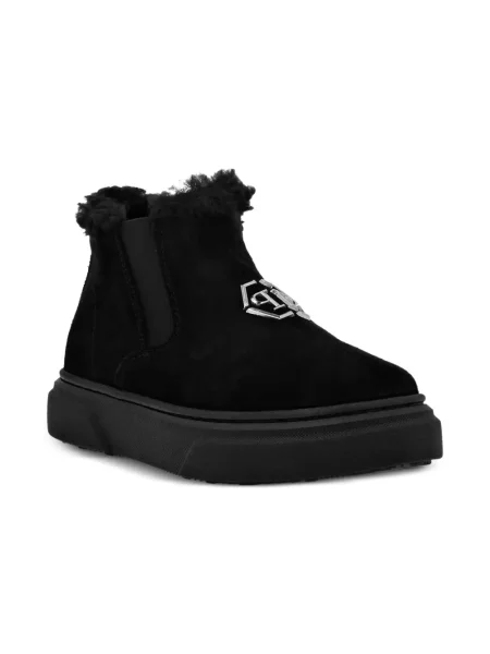 Botki dziecięce Philipp Plein czarne