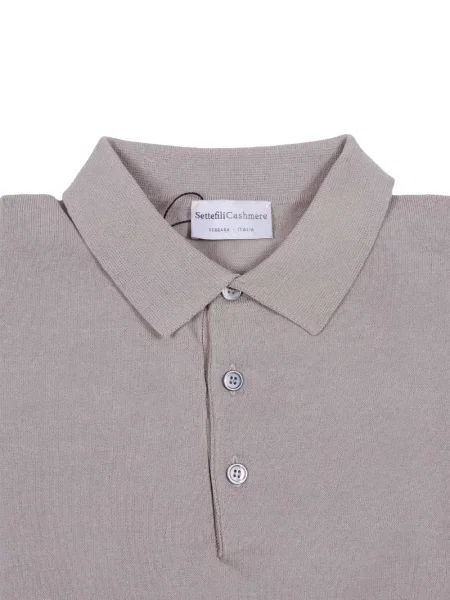 Tricou polo Settefili Cashmere din cașmir