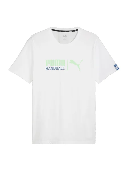 PUMA Tricou funcțional verde / negru alb