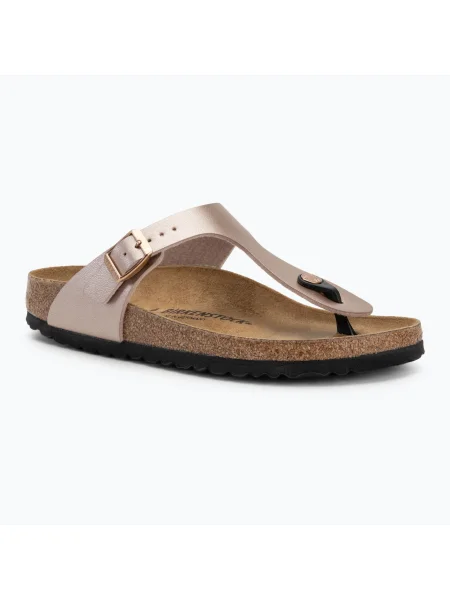 BIRKENSTOCK Gizeh BF Тесни медни джапанки розово