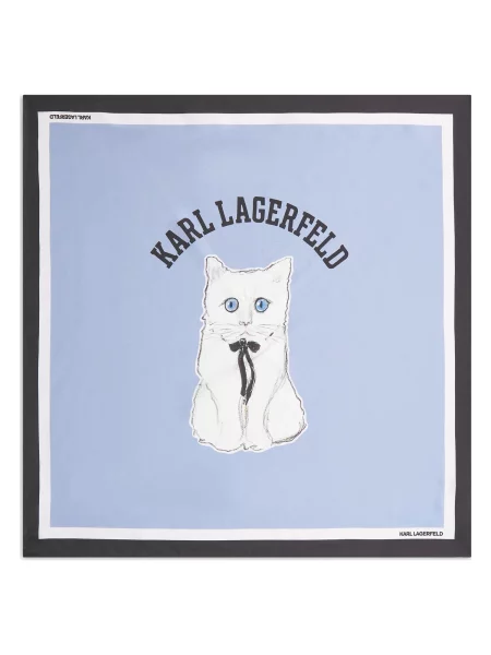 Fular Karl Lagerfeld alb