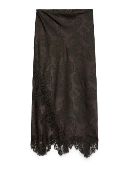 Vero Moda Petite Fustă Kira închis maro