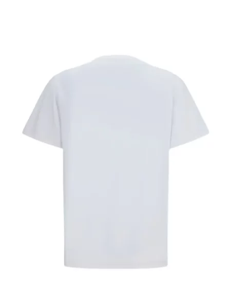 Tricou Ganni cu imagine alb