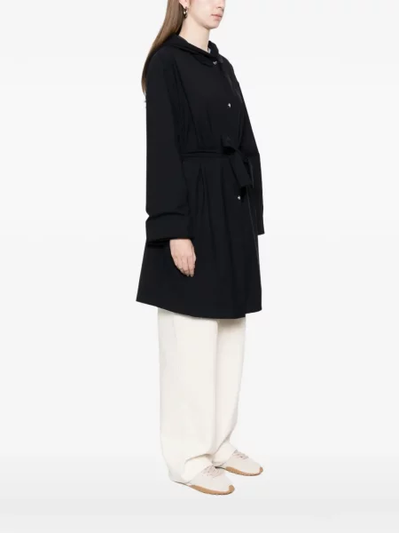 Parka Herno z kapturem niebieska