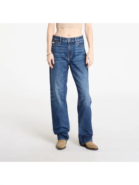 Džíny Calvin Klein Jeans Signature Straight Jeans Blue 27 modré