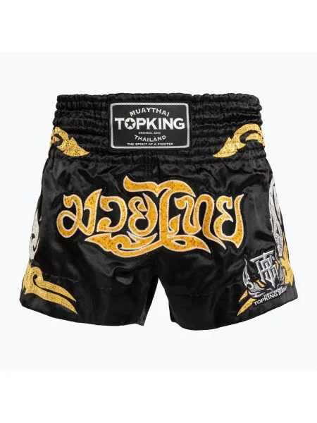 Olcsóbban. Top King Thai Boxing edző rövidnadrág fekete/arany. Méret: XL fekete