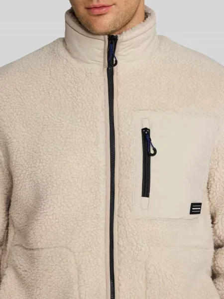 Kurtka teddy z brustaszą Tom Tailor Denim beżowa