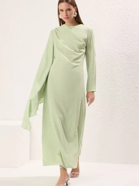 Rochie de seară Trendyol verde