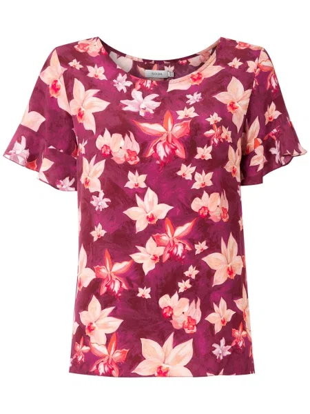 Bluză Isolda de mătase violet