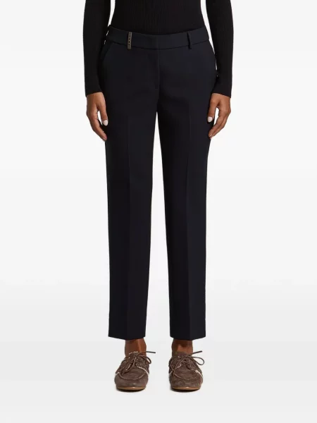 Decupat pantaloni Peserico albastru