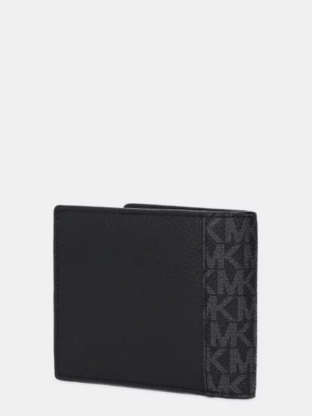 Кожаный кошелек Michael Kors черный