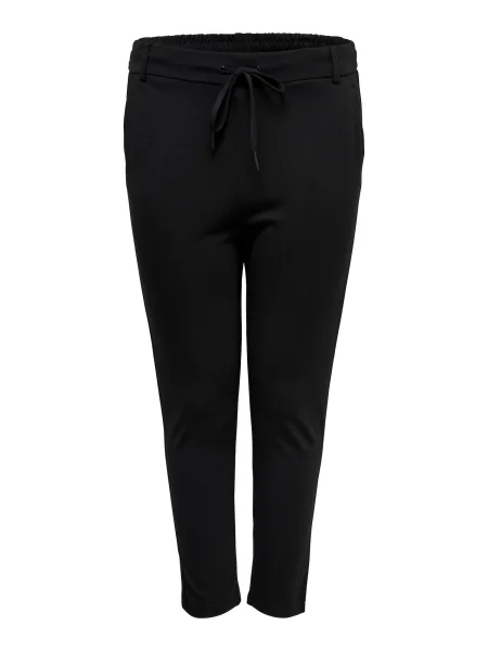 ONLY Carmakoma Pantaloni Goldtrash' negru
