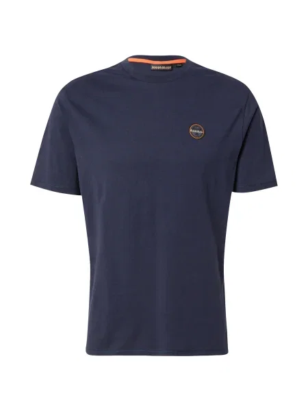 NAPAPIJRI Tricou S-BADGE marin albastru