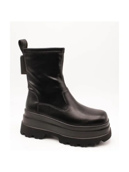 Botine Buffalo cu platformă negru