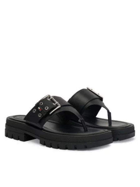 Japanke Tommy Jeans Tjw Buckle Sandal crna
