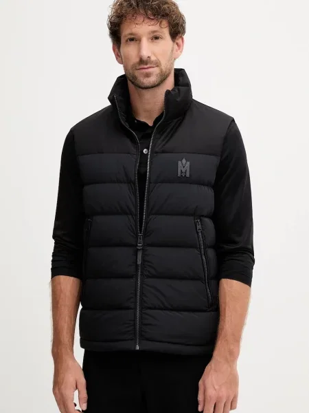 MACKAGE vestă de puf bărbați de tranziție BOBBIE-Z negru