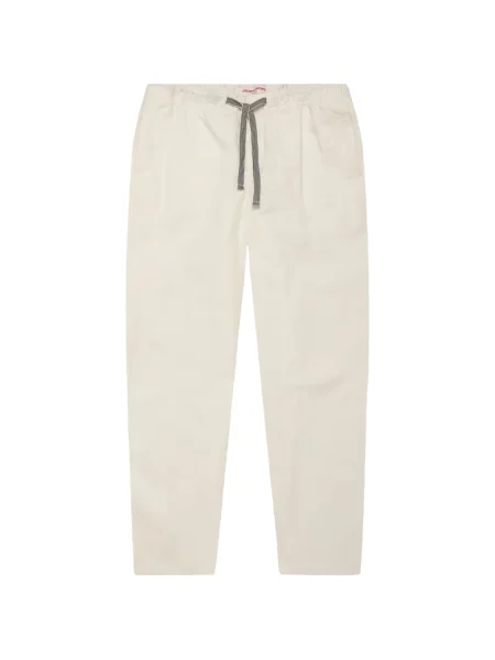 Stahovací šňůrka kalhoty Orlebar Brown hnědé