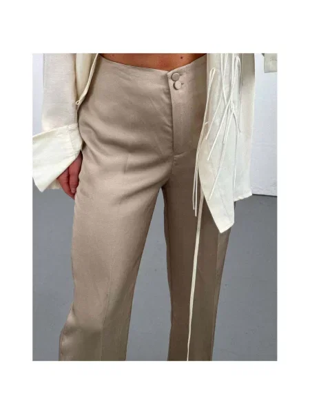 Kalhoty Rame béžové