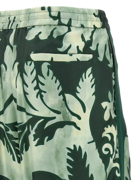 Pantaloni F.r.s For Restless Sleepers cu model paisley verde