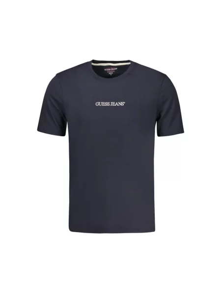 Guess Jeans T-Shirt Granatowy niebieska